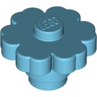 Plant, Flower 2 x 2 - Round [Solid Stud]