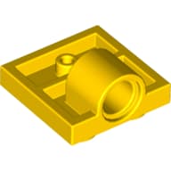 Plate Special 2 x 2 with 1 Pin Hole [Complete Underside Rib]