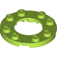 Plate Round 4 x 4 with 2 x 2 Round Opening