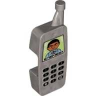 Duplo Telephone, Mobile with Keypad with Numbers and Display of Man Print