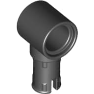 Technic Pin Connector Hub with 1 Pin with Friction Ridges Lengthwise