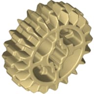 Technic Gear 20 Tooth Double Bevel with Axle Hole Type 1 [+ Opening]