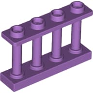 Fence Spindled 1 x 4 x 2 [4 Top Studs]
