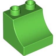 Duplo Brick 2 x 2 x 1 1/2 with Curve