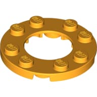 Plate Round 4 x 4 with 2 x 2 Round Opening