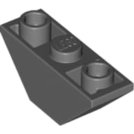 Slope Inverted 45° 3 x 1 Double with 2 Blocked Open Studs