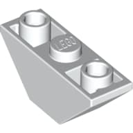 Slope Inverted 45° 3 x 1 Double with 2 Blocked Open Studs
