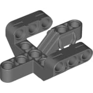 Technic Beam 5 x 5 x 2 Perpendicular Fork 3 Fingers