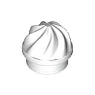 Plate Round 1 x 1 Swirled Top