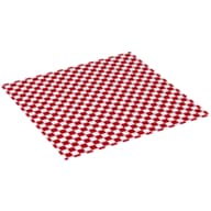 Duplo Blanket 6 x 6 with Red Checkered Pattern
