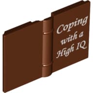 Book 2 x 3 with 'Coping with a High IQ' Print