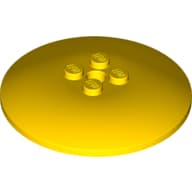 Dish 6 x 6 Inverted (Radar) with Solid Studs