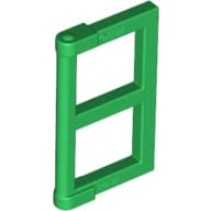 Window 1 x 2 x 3 Pane with Thick Corner Tabs