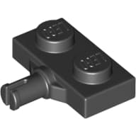 Plate Special 1 x 2 with Wheel Holder, Single Slit