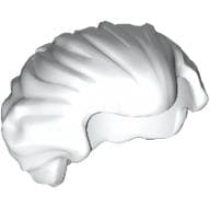 Hair Swept Back with Widow's Peak Chin-Length and Bushy in Back