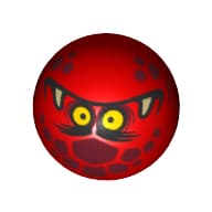 Technic Ball Joint with Rock Monster Print