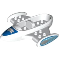 Duplo Spaceship Body with Blue and Silver (Miles From Tomorrowland) Print