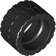 Tyre 24 x 14 Shallow Tread (Tread Small Hub), Band Around Center of Tread