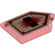 Tile Special 2 x 3 Pentagonal with Nexo Power Shield Print - Charging Attack