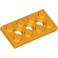 Technic Plate 2 x 4 [3 Holes]