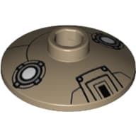 Dish 2 x 2 Inverted [Radar] with Machinery (Dalek Head) print