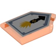 Tile Special 2 x 3 Pentagonal with Nexo Power Shield Print - Flash Cannon