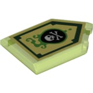 Tile Special 2 x 3 Pentagonal with Nexo Power Shield Print - Venom Bite