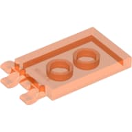 Tile Special 2 x 3 with 2 Clips [Thick Open O Clips]