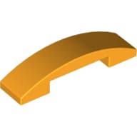 Slope Curved 4 x 1 Double with No Studs