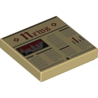 Tile 2 x 2 with News Print