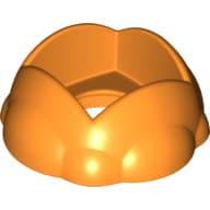 Duplo Round Rock / Bush / Space Crater 4 x 4 x 1.5 with 2 x 2 Hole