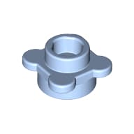 Plant, Flower, Plate Round 1 x 1 with 4 Petals