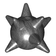 Weapon Mace / Flail Head [Spiked Ball]