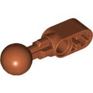 Technic Beam 1 x 2 with Ball Joint Straight, Smooth Ball