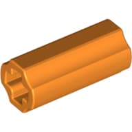 Technic Axle Connector Smooth [with x Hole + Orientation]