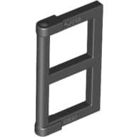 Window 1 x 2 x 3 Pane with Thick Corner Tabs