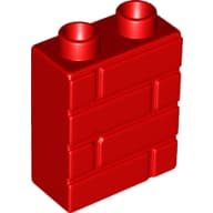 Duplo Brick 1 x 2 x 2 Brick Effect