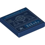 Tile 2 x 2 with 'OMNIDROID 07' Screen and Controls print