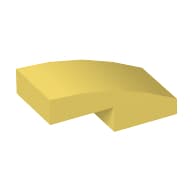 Slope Curved 2 x 1 No Studs [1/2 Bow]