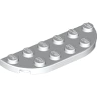 Plate Round Corners 2 x 6 Double