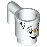 Equipment Cup / Mug with Crack and Face Print (Chip)