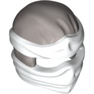 Wrap with Short Back Knot, White Pattern