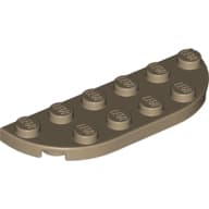 Plate Round Corners 2 x 6 Double