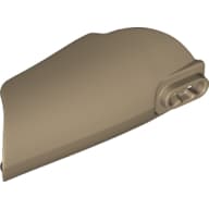 Large Figure Limb Cover, Armor with Ball Joint Socket and 2 Holes [Plain]