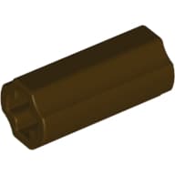 Technic Axle Connector Smooth [with x Hole + Orientation]