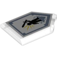 Tile Special 2 x 3 Pentagonal with Nexo Power Shield Print - Battle Cry
