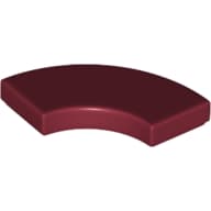 Tile 2 x 2 Curved, Macaroni