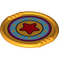 Duplo Disk with Red Star and Blue Circle Print