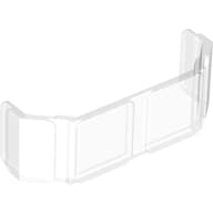 Glass for Train Front 2 x 6 x 2