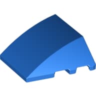 Wedge Curved 4 x 3 No Studs with Gold Metal Plating, Vents, Dragon Skull print